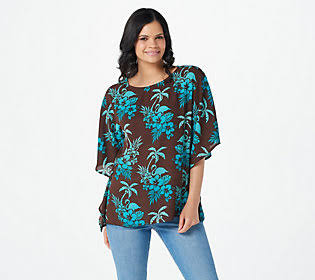 Printed Caftan Top S148