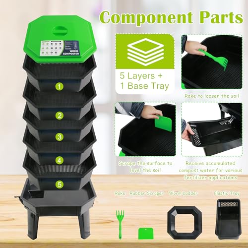 5-Layer Worm Composter J314