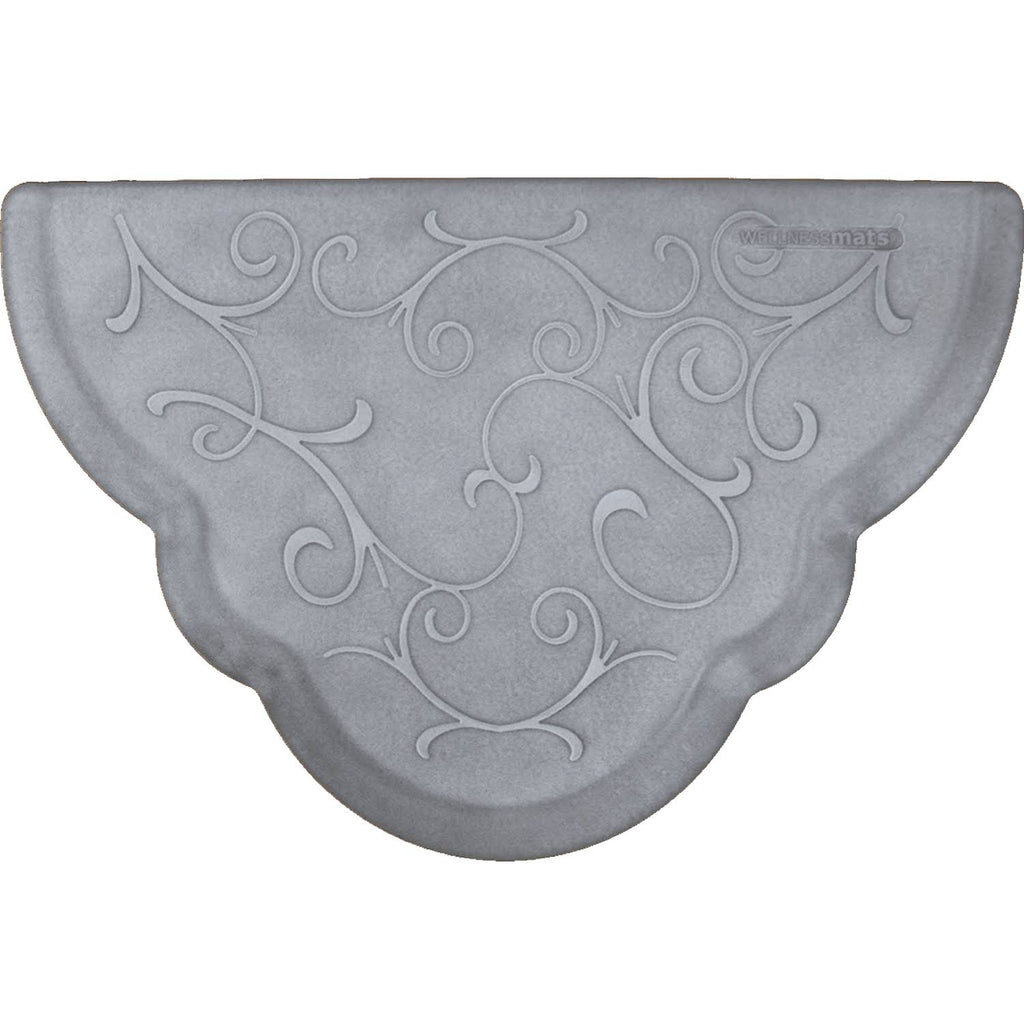 Scalloped-Bella Beach Glass Mat O3383
