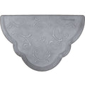 Scalloped-Bella Beach Glass Mat O3383