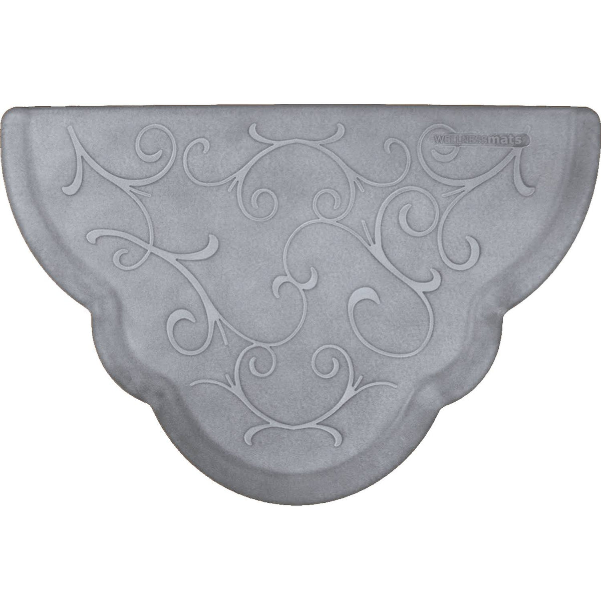 Scalloped-Bella Beach Glass Mat O3383