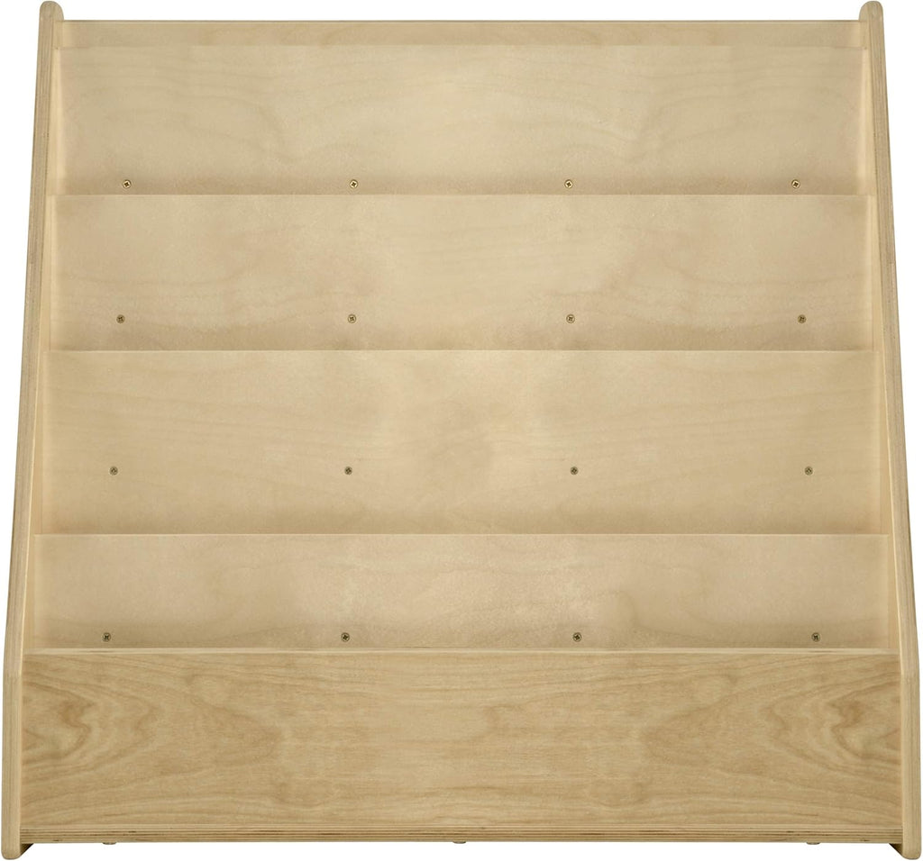 Natural Birch Hardwood 5 Shelves Kids’ Bookshelf E244