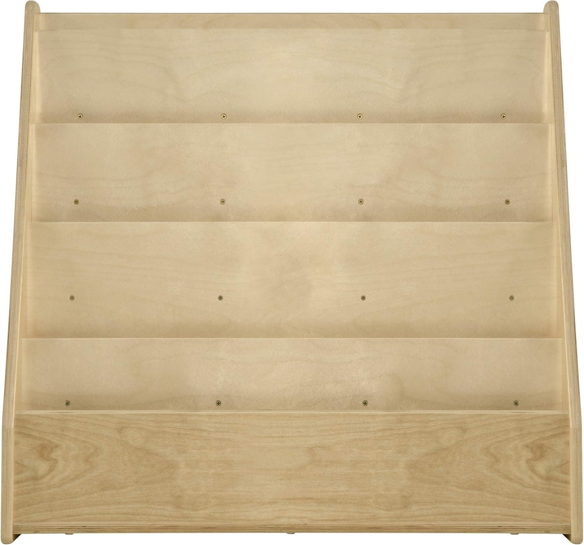 Natural Birch Hardwood 5 Shelves Kids’ Bookshelf E244