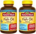 Omega 3 Fish Oil 1200 mg 100 Softgels Pack of 2 G475