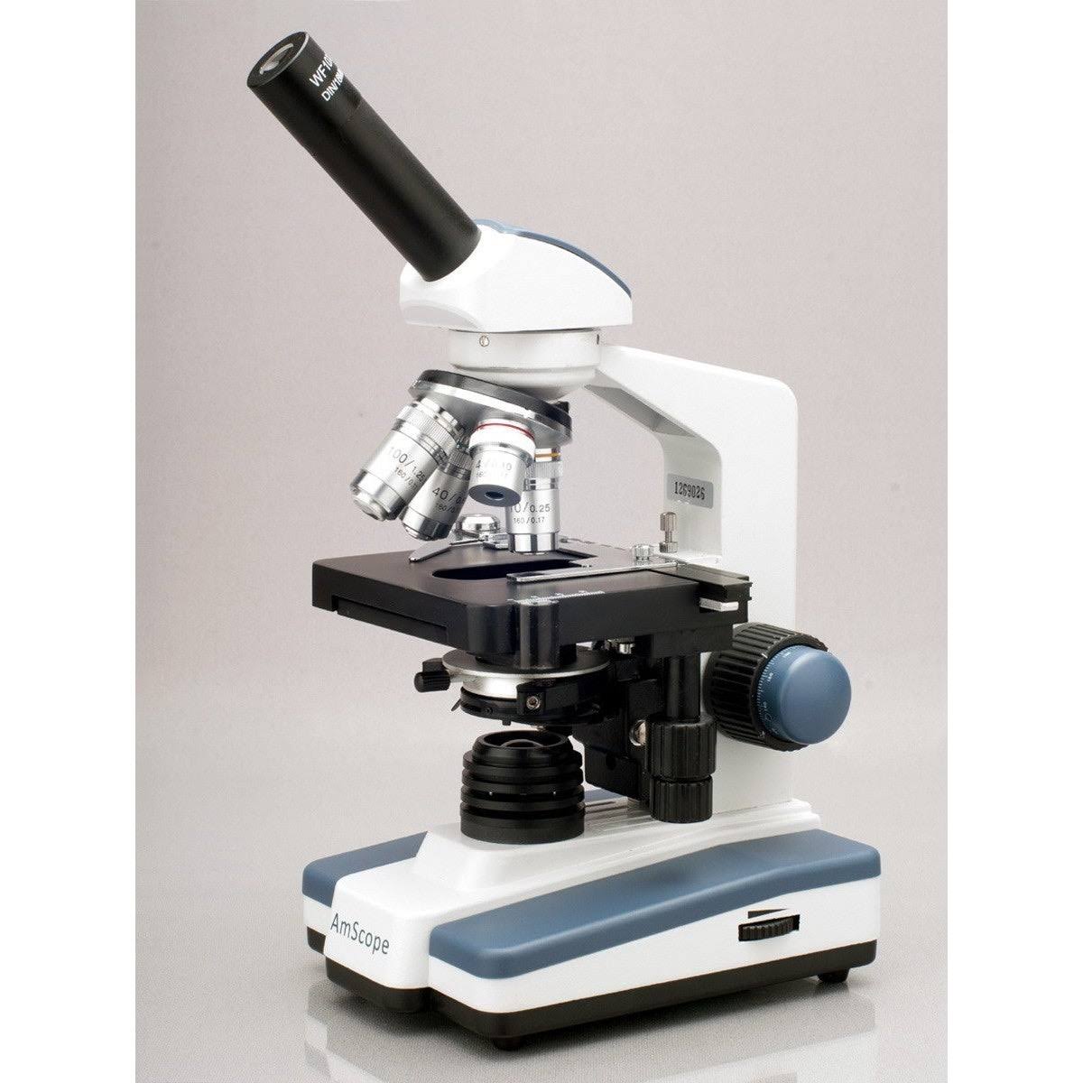 40X-2000X LED Monocular Compound Microscope with Mechanical Stage and Digital Camera D87945
