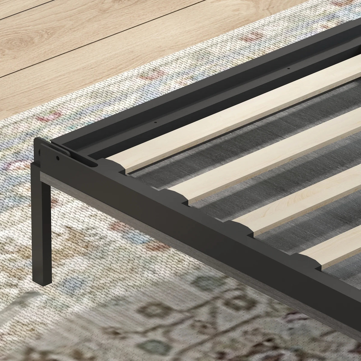 Foldable Murphy Bed with Side Cabinet M618155