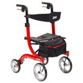 Red Rollator Rolling Walker C284