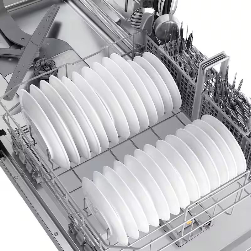 46 dBA Dishwasher with StormWash Handle and AutoRelease Door in Stainless Steel Y17500