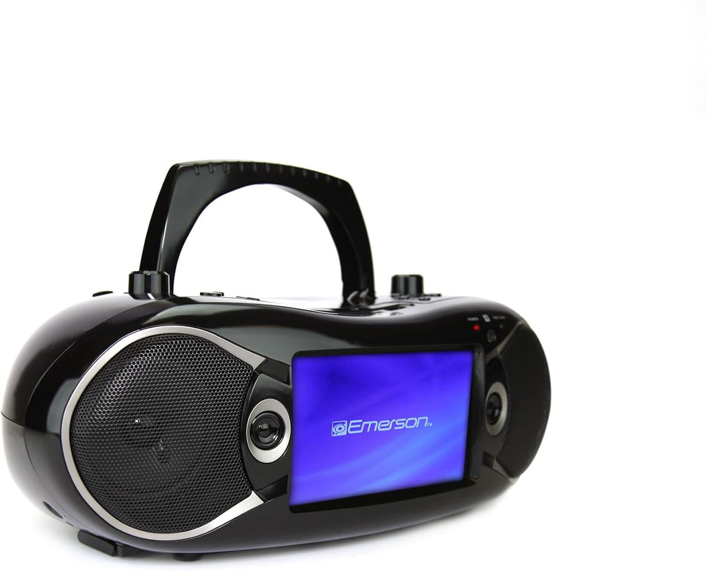 Black 7" Bluetooth DVD Boombox with AM/FM Radio L410123