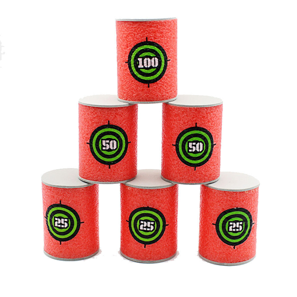 18x EVA Soft Bullet Target Dart Toy K1222
