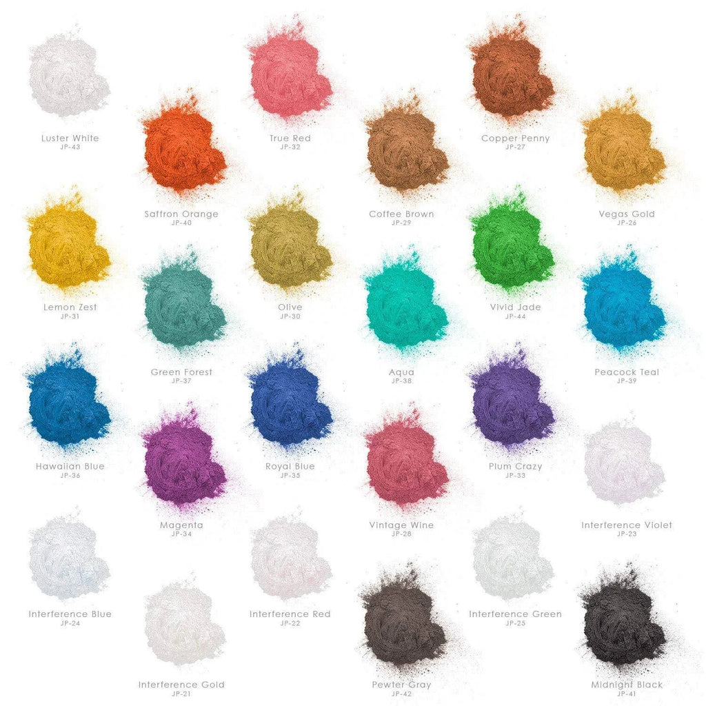 24 Color Mica Pearl Powder Pigment Set A483