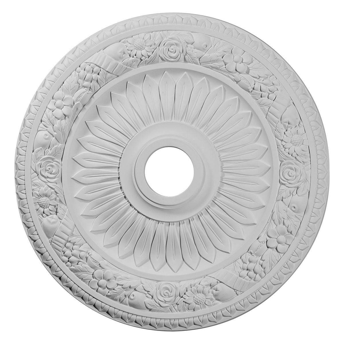 Hand-Painted Ceiling Medallion T25878