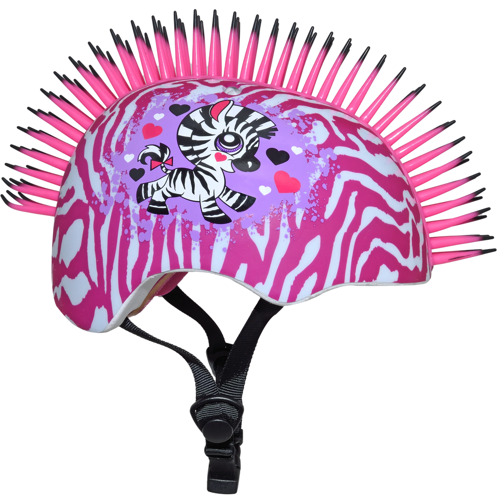 Zebra Mohawk Helmet, Child 5+ (50-54cm) M4888