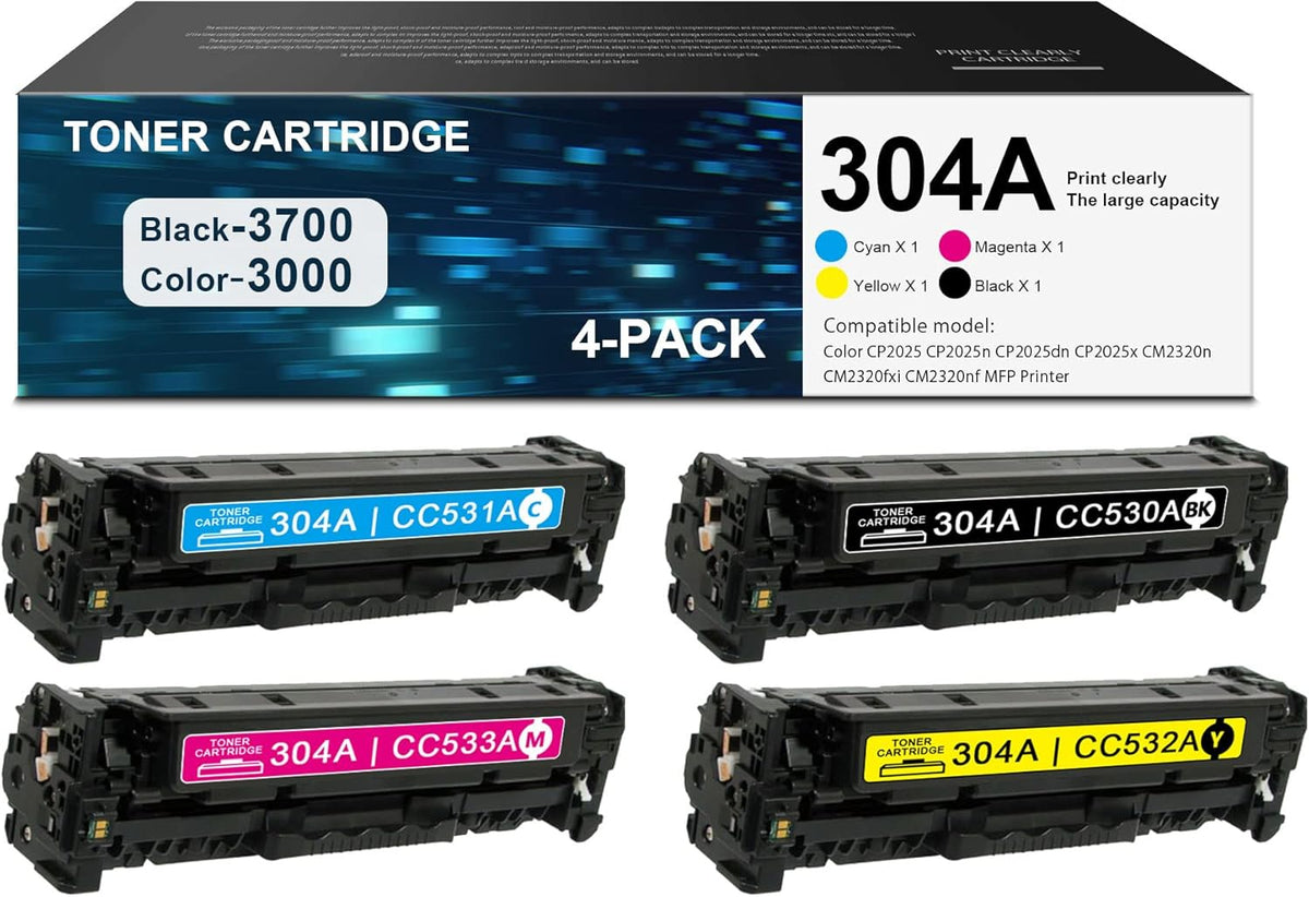 4-Pack Toner Cartridge Replacement G336