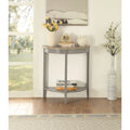 Gray Oak Console Table X893