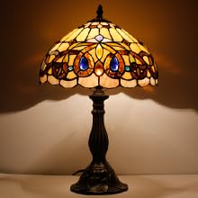 Tiffany Style Stained Glass Table Lamp 12X12X18 Inches L57881