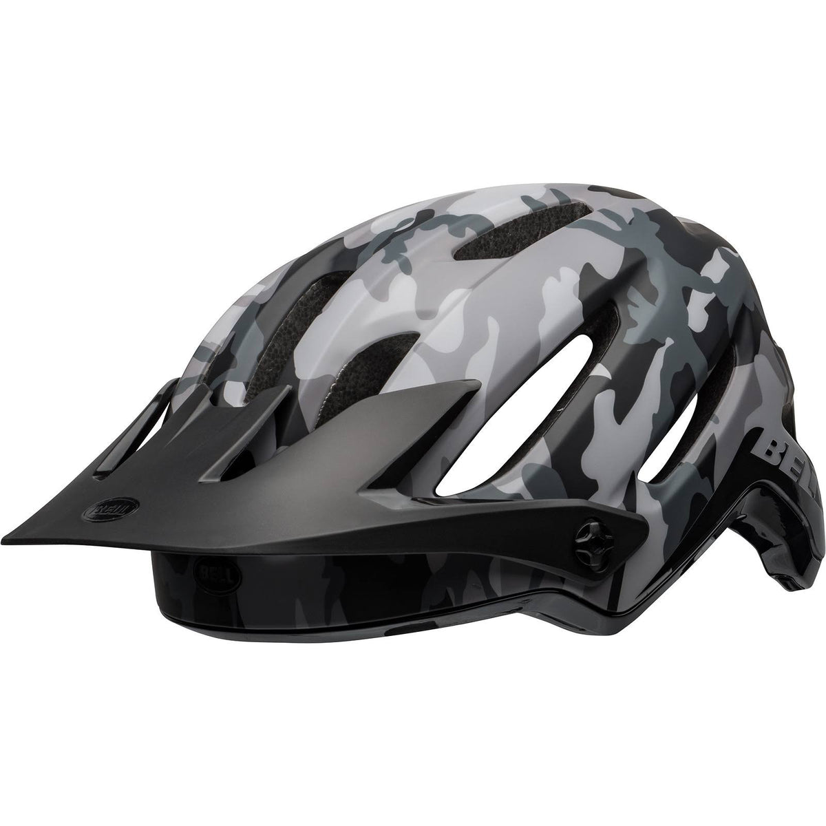 Matte/Gloss Black Camo Helmet I411