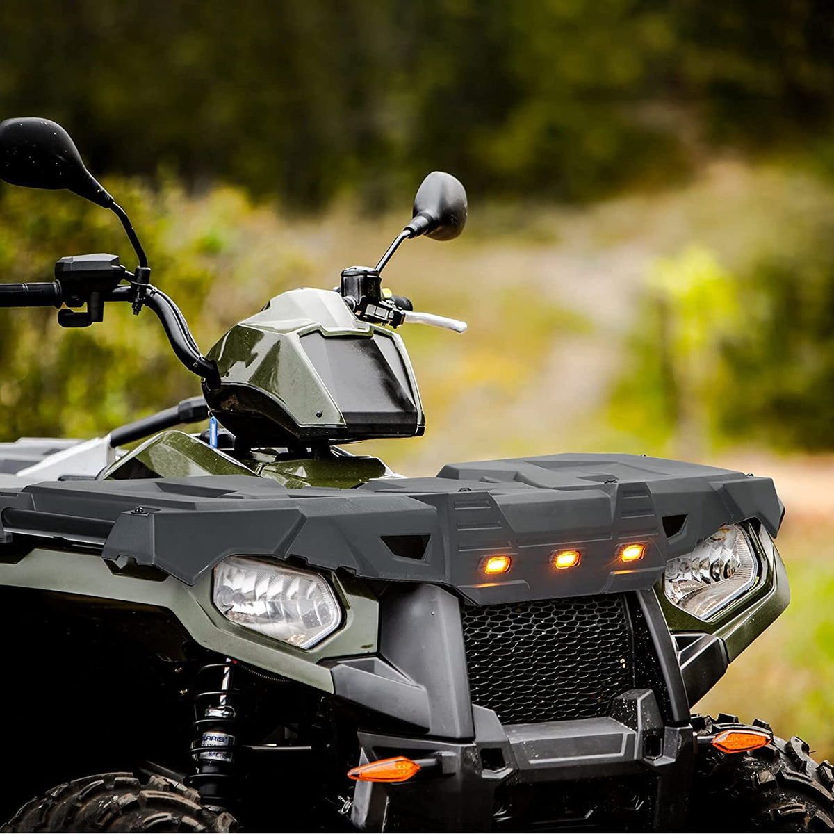 ATV Front Rack with Lights U17050