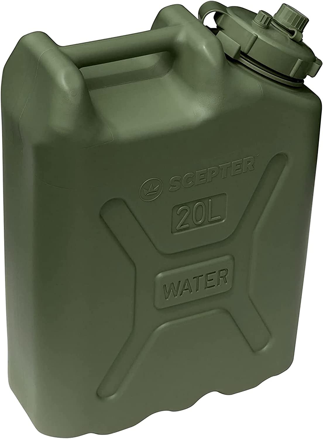 Green 4 Pack 5 Gallon Portable Water Storage Container R653