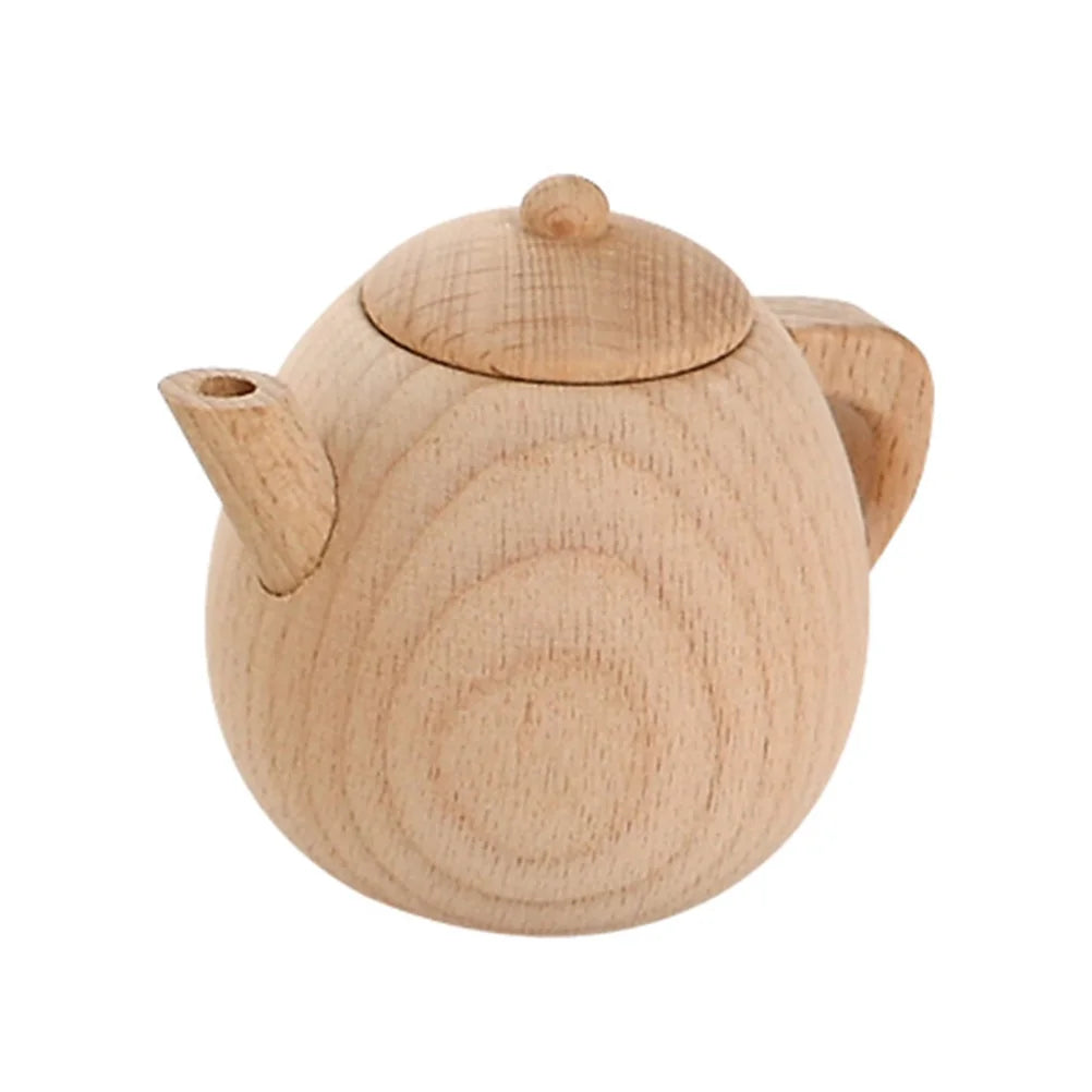 Solid Wood Tea Pot Toy M7677