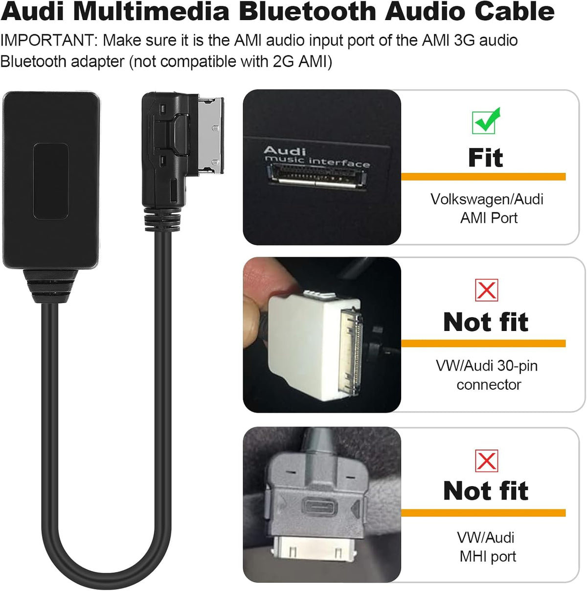 Bluetooth 5.0 Audio Adapter for AMI Port N786