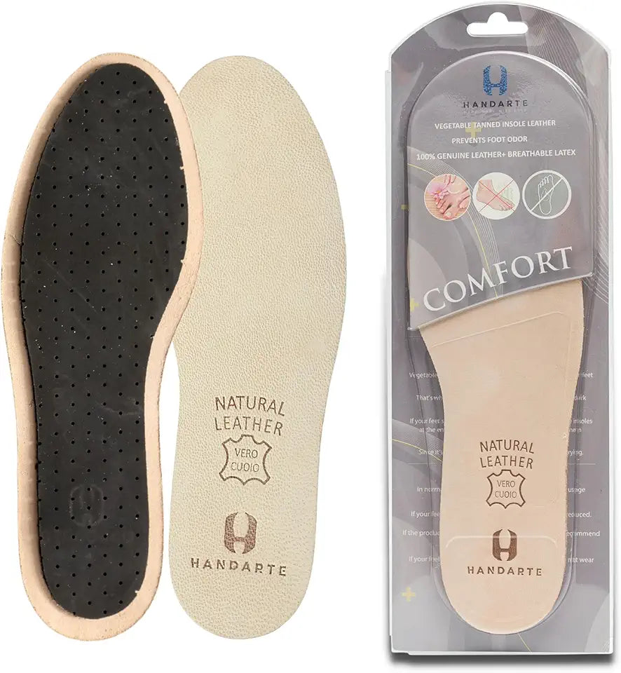 Leather Sockless Shoe Insoles V68616