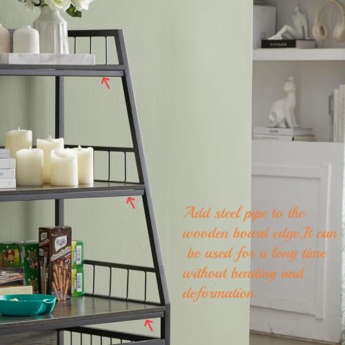Heavy Duty Wooden Dog Crate with 3 Doors and 3-Layer Storage Shelves L2846