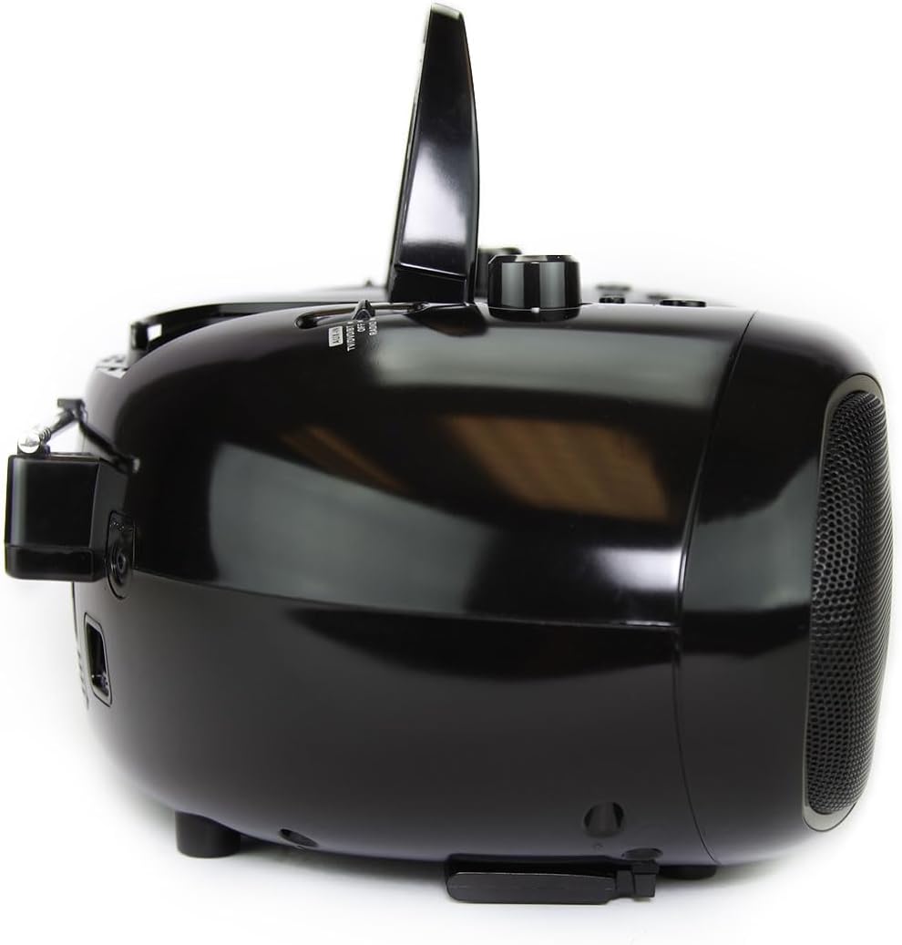 Black 7" Bluetooth DVD Boombox with AM/FM Radio L410123