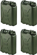 Green 4 Pack 5 Gallon Portable Water Storage Container R653