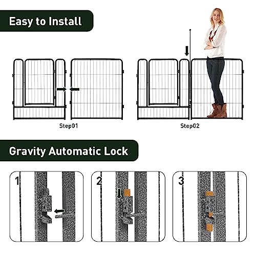 32" Height 16 Panels Foldable Dog Playpen C237