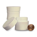 White Cosmetic Jars, 1/2 oz, Quantity: 100 G28280