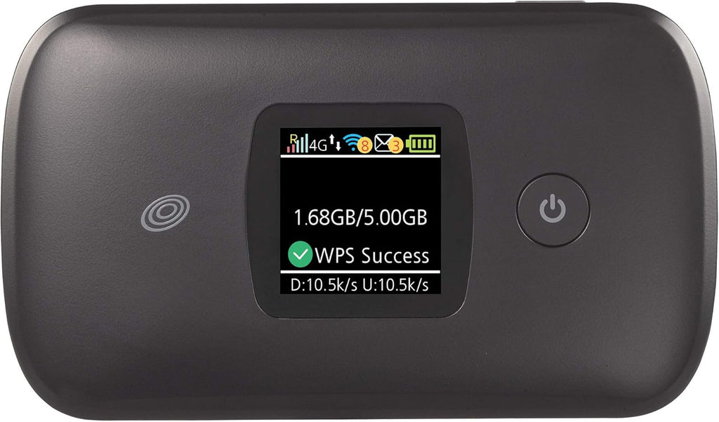 Black 4G LTE Prepaid Mobile Hotspot F7651