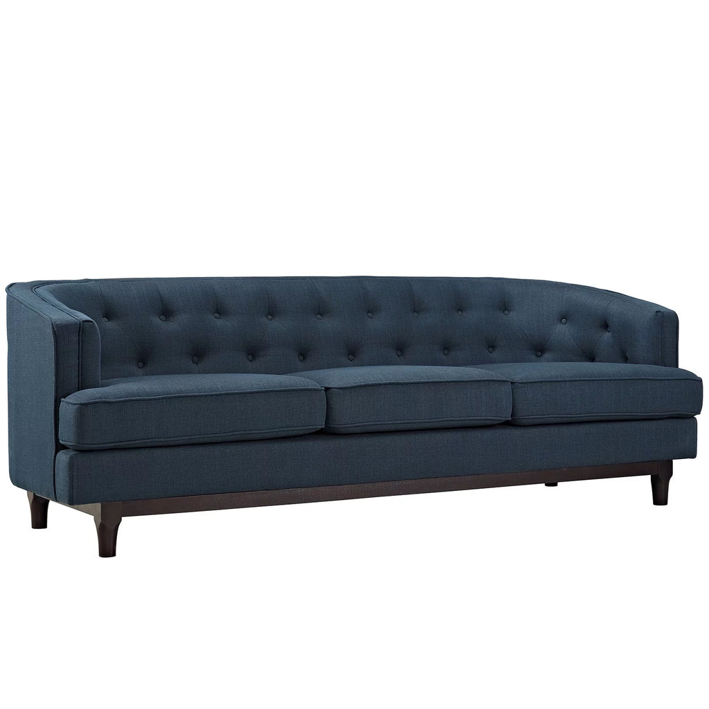 Navy Blue Fabric Sofa O20154