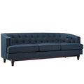 Navy Blue Fabric Sofa O20154