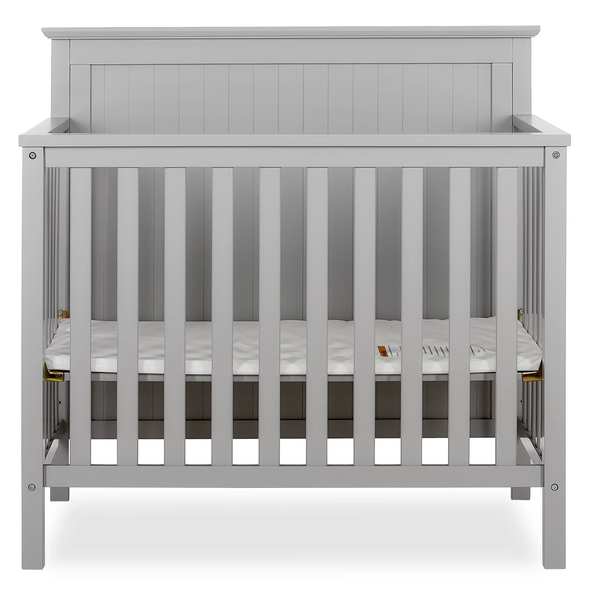 Pebble Grey 4-in-1 Convertible Mini Crib C6417