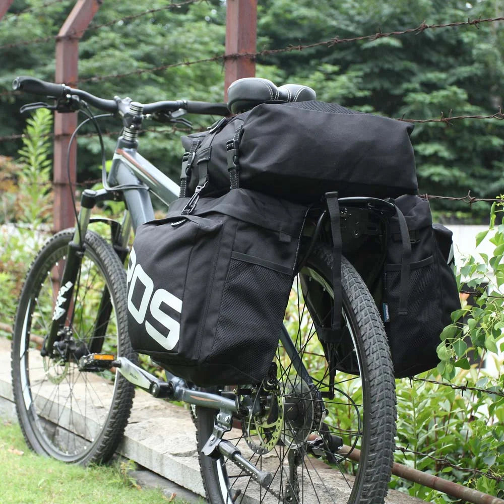3 in 1 Multifunction Mountain Bike Bag Pannier Rear Seat Trunk Bag N148399