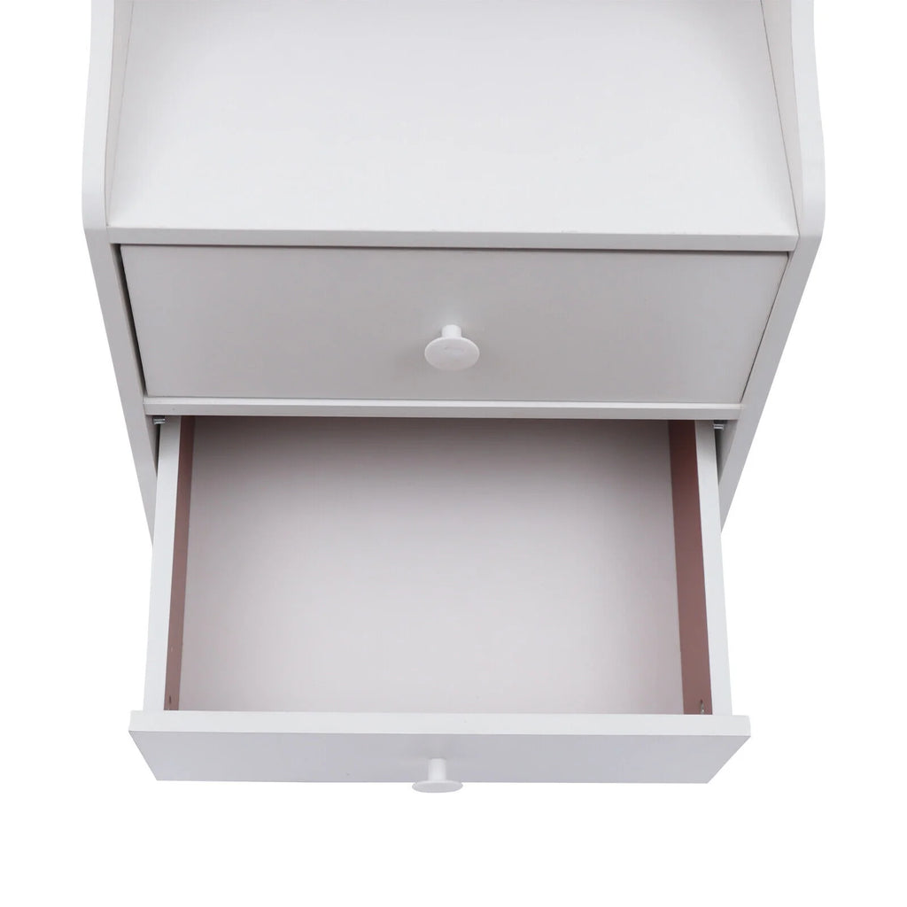 White Nightstand S5910