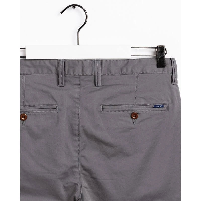 Slim Fit Twill Chinos, Grey (38W 34L) I722