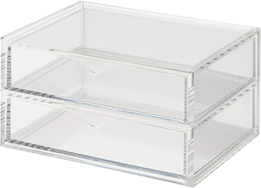 Acrylic Case 2 Drawers Small Pack of 2 V934