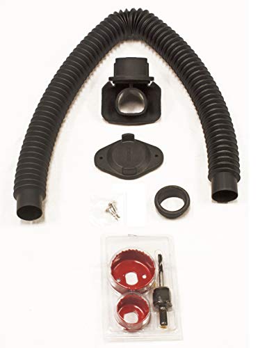 50 Gallon Black Rain Barrel with Diverter Kit M387