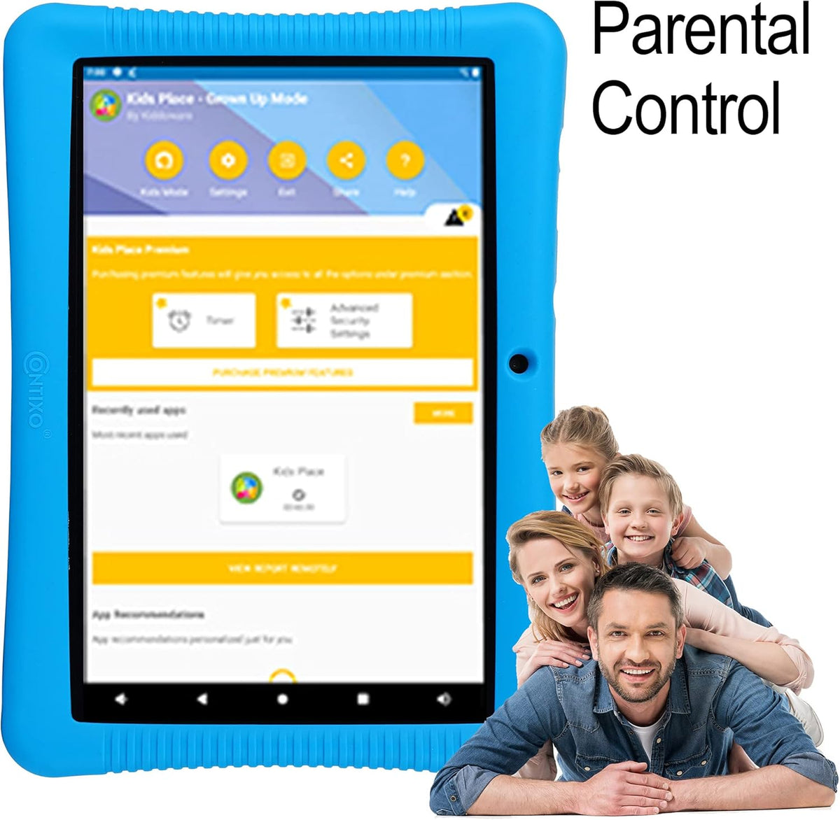 10-inch HD Kids Tablet with Camera, 32GB, Blue G772