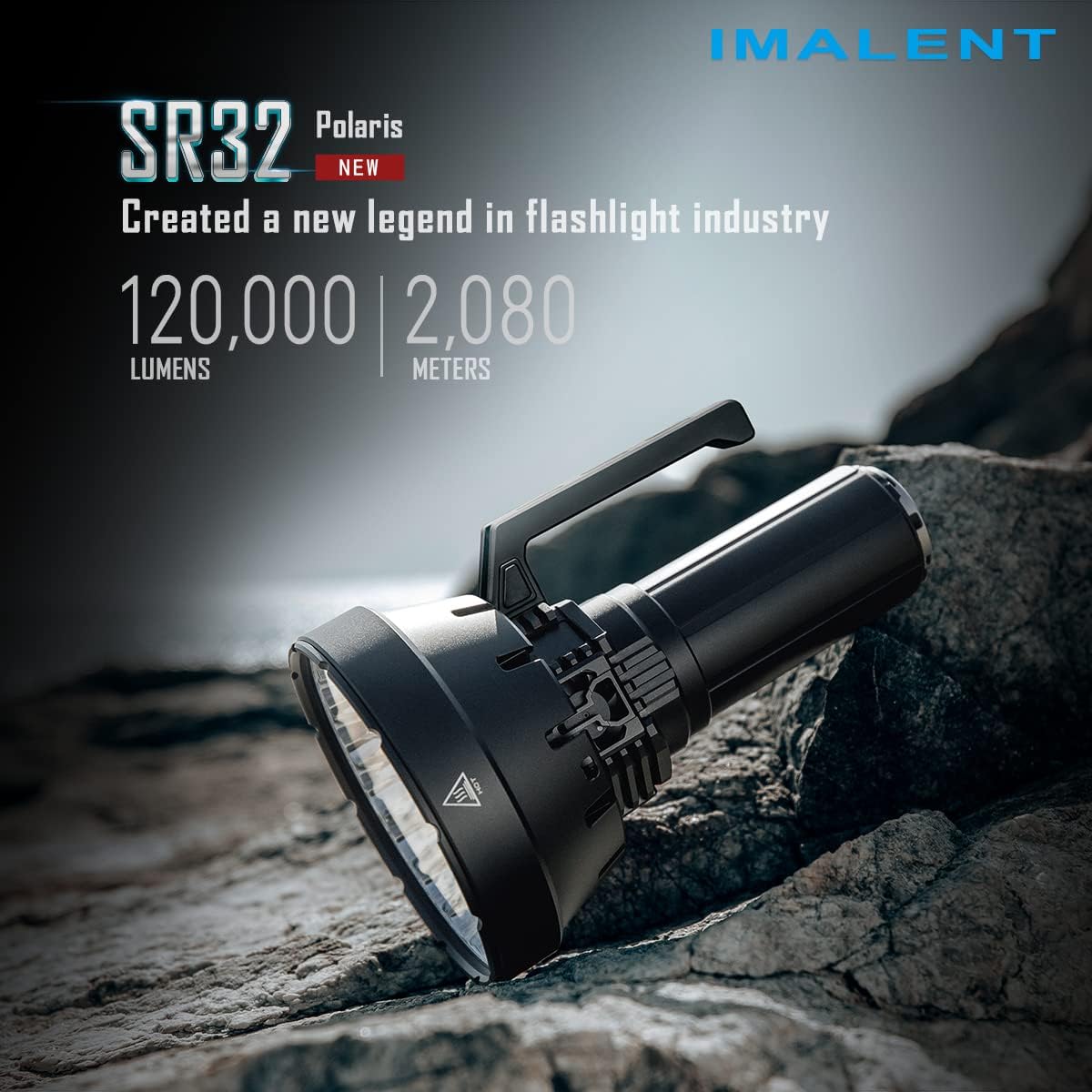 120,000 Lumens Rechargeable LED Flashlight G889