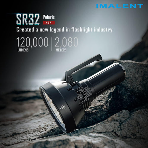 120,000 Lumens Rechargeable LED Flashlight G889