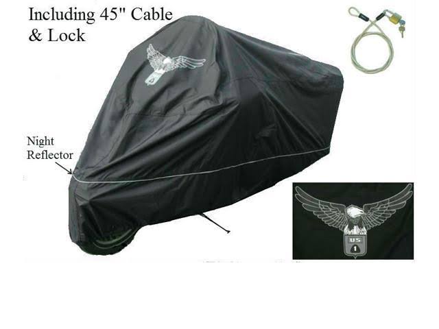 Motorcycle Cover Large Cruiser Tourer Chopper W70880