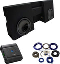 Compatible with 2005-2015 Toyota Tacoma Double Cab Truck Dual 10 Subwoofer Box Enclosure N129137