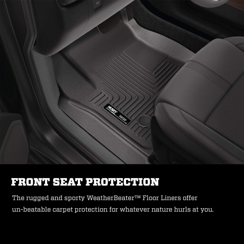 Black Front & 2nd Seat Floor Liners 3 Pcs D9797