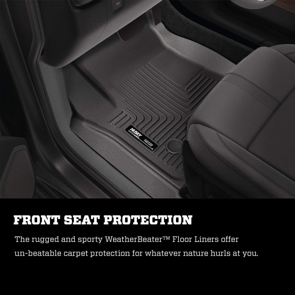 Black Front & 2nd Seat Floor Liners 3 Pcs D9797