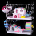 Large Hamster Cage with Crossover Tubes Tunnels A142304