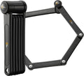 Folding Bike Lock Heavy Duty Hardened Steel with Mounting Case and Two Keys U53832