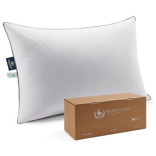 King Size 2 Pack Feather and Down Pillows J2661